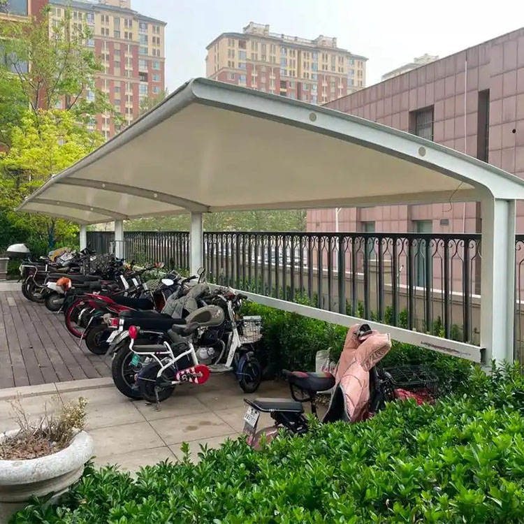 江孜县膜结构电动车棚